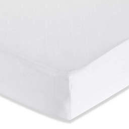 LA Baby&reg; Fitted Full-Size Crib Sheet in White