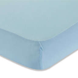 LA Baby® Fitted Cotton Full-Size Crib Sheet in Mint