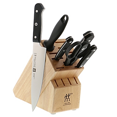 ZWILLING Gourmet 7-Piece Kitchen Knife Block Set. View a larger version of this product image.