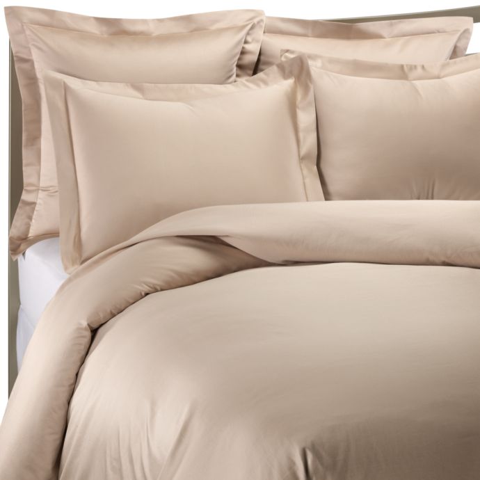 1000 Thread Count Duvet Cover - Taupe, 100% Cotton | Bed Bath & Beyond