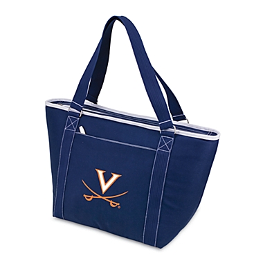 NCAA University of Virginia Collegiate Topanga Cooler Tote in Navy Blue. View a larger version of this product image.