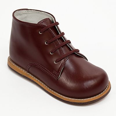 Josmo&reg; Size 2 Boys&#39; Leather Walk Shoe in Burgundy