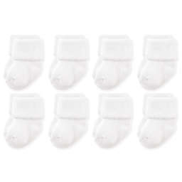 Luvable Friends® 8-Pack Terry Socks in White