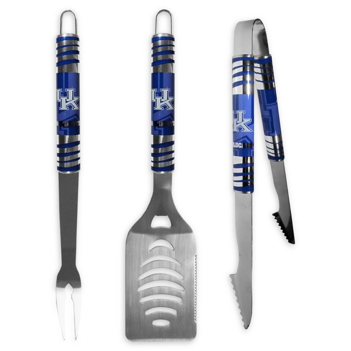 University of Kentucky 3-Piece Tailgate BBQ Set | Bed Bath ...