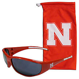 University of Nebraska Sunglasses and Bag Set