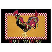 C&amp;F Home 2&#39; x 3&#39; Hot Wings Accent Rug in Orange