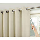 Alternate image 1 for Sun Zero&reg; Mariah Room Darkening 84-Inch Grommet Window Curtain Panel in Pearl (Single)