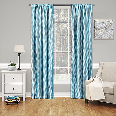 Eclipse Naya 95-Inch Rod Pocket Room Darkening Window Curtain Panel in Sky (Single). View a larger version of this product image.