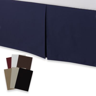 Smoothweave&trade; 18-Inch Tailored Bed Skirt