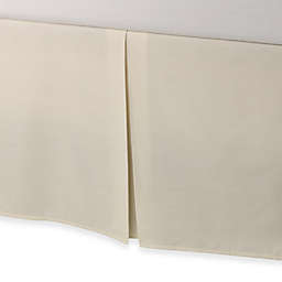 smoothweave™ Tailored 18-Inch Twin Bed Skirt in Ivory