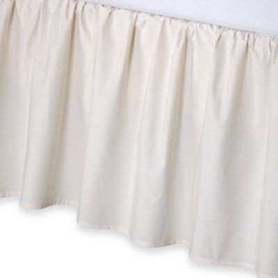 smoothweave&#153; 14-Inch Ruffled Twin Bed Skirt in Ivory