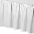 Alternate image 0 for smoothweave&#153; 18-Inch Ruffled Twin Bed Skirt in White