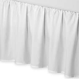 smoothweave™ 18-Inch Ruffled Full Bed Skirt in White