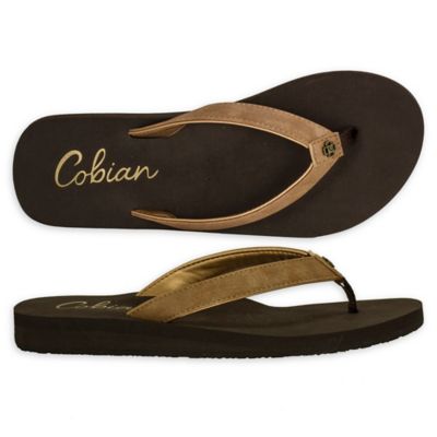 cobian leather flip flops