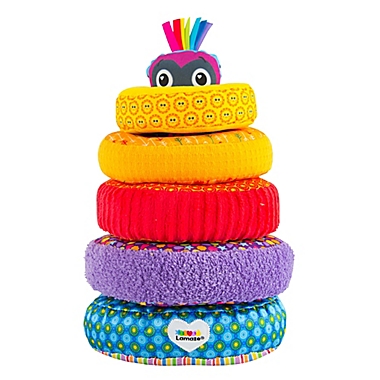 Lamaze&reg; Rainbow Stacking Rings. View a larger version of this product image.