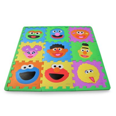 sesame street play mat foam