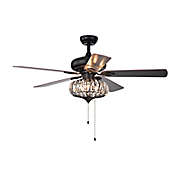 Chrysaor 52-Inch 3-Light Ceiling Fan in Black