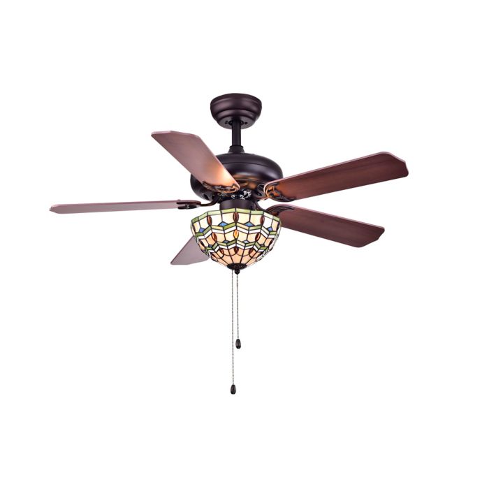 Doretta 42 Inch 3 Light Ceiling Fan In Black Bed Bath Beyond