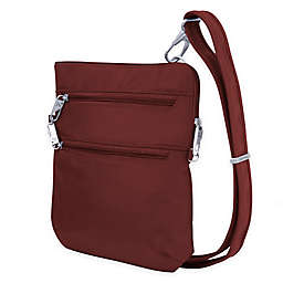 Travelon® Anti-Theft Classic Slim Double Zip Crossbody Bag