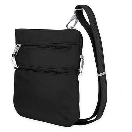 Travelon Womens Anti-Theft Classic Light Slim Shoulder Bag