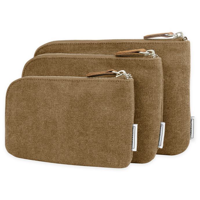 Travelon® AntiTheft Heritage 3Piece RFID Blocking Pouches Bed Bath