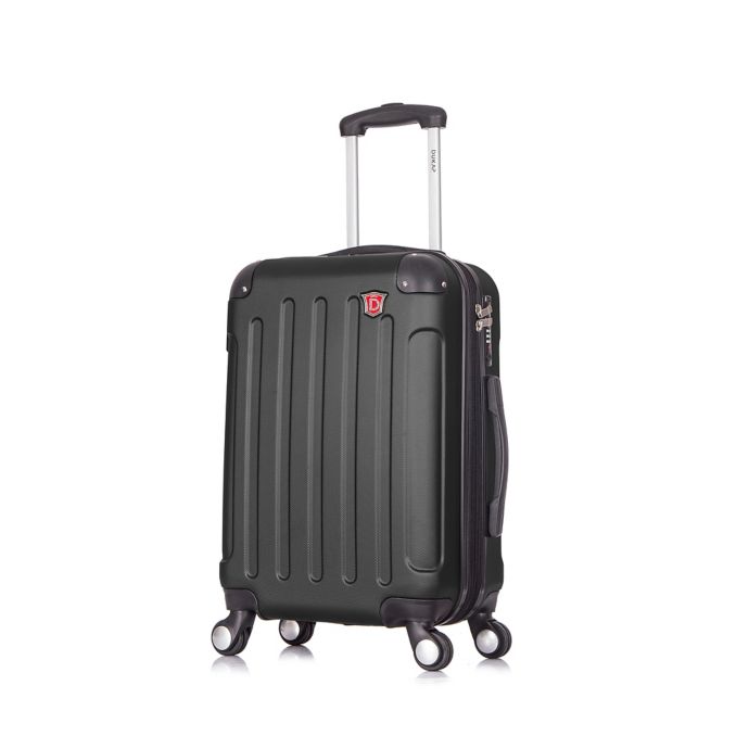 DUKAP® Intely 20-Inch Hardside Spinner Smart Carry On Luggage with USB ...