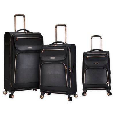 black rose gold luggage