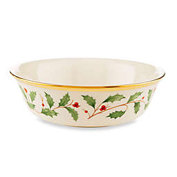 Lenox® Holiday™ All Purpose Bowl in White/Gold