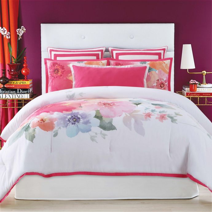 Christian Siriano Bold Floral Comforter Set Bed Bath Beyond