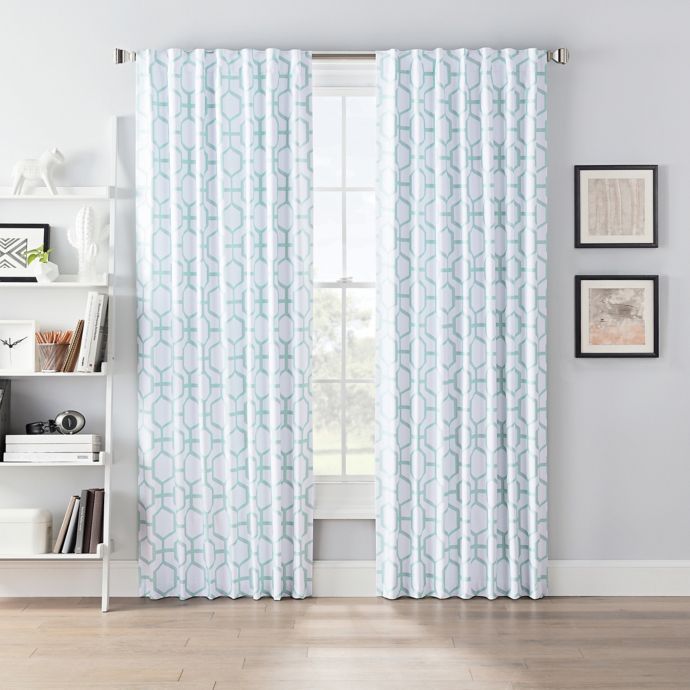 Buy SmartBlock™ Chroma 84-Inch Back Tab Blackout Window Curtain Panel