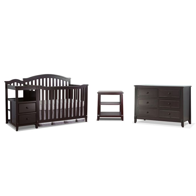 Sorelle Berkley Crib Changer Furniture Collection In Espresso