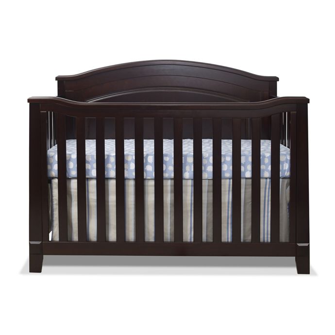 Sorelle Berkley 4 In 1 Convertible Panel Crib In Espresso Bed