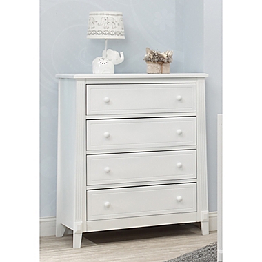 Sorelle Furniture Berkley 4-Drawer Chest in White. View a larger version of this product image.