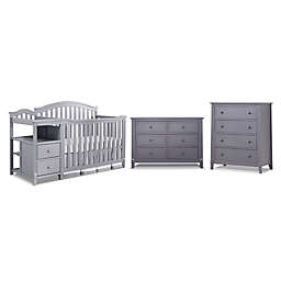 Sorelle Berkley Crib/Changer Nursery Furniture Collection in Grey