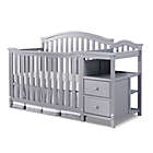 Alternate image 0 for Sorelle Berkley 4-in-1 Convertible Crib and Changer in Grey