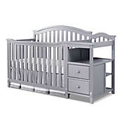 Sorelle Berkley 4-in-1 Convertible Crib and Changer in Grey