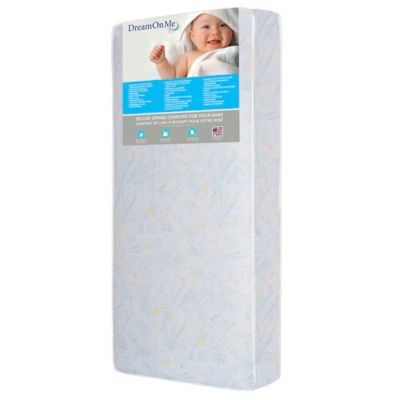 dream on me breathable orthopedic firm foam crib mattress in white