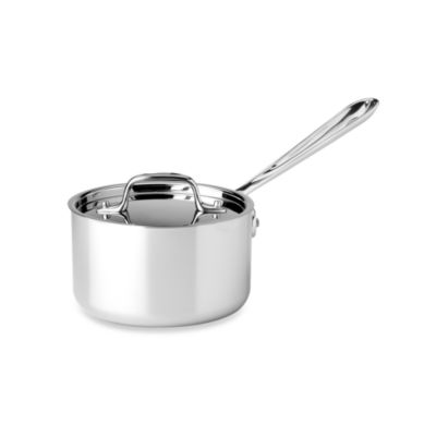 All-Clad Stainless Steel 1.5 qt. Covered Saucepan