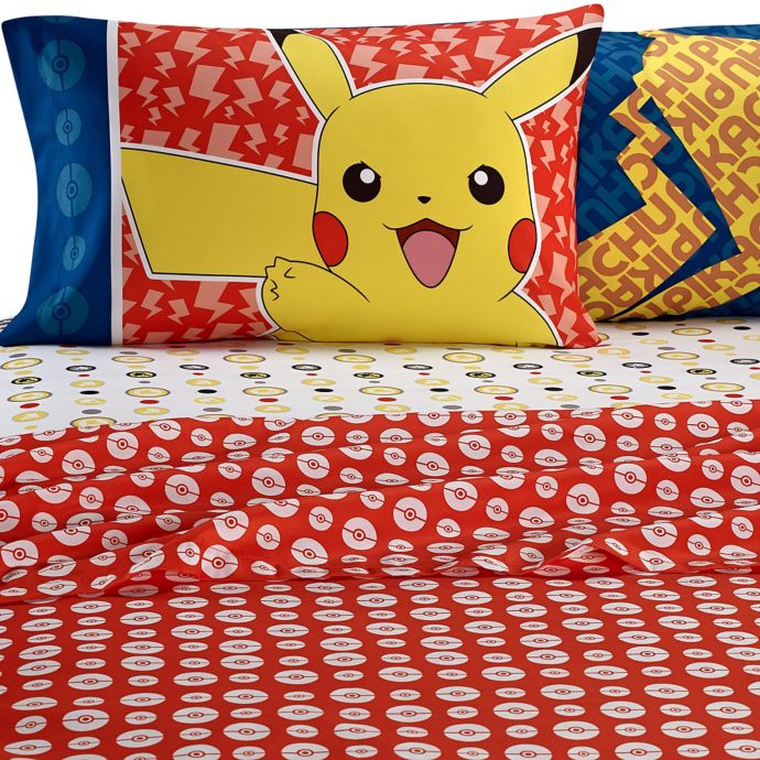 Pokemon Pikachu Sheet Set Bed Bath and Beyond Canada