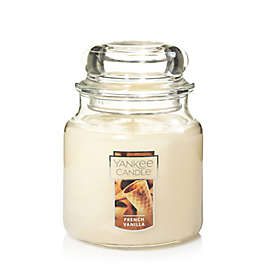 White Yankee Candle Vanilla Large Jar Candle