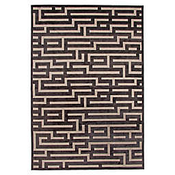 Napa Maze 8' x 10' Area Rug in Charcoal/Beige