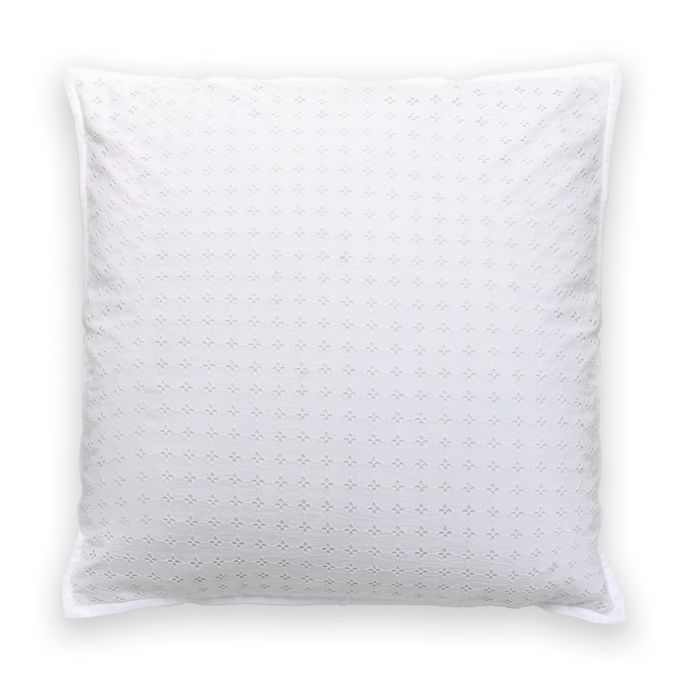 kate spade new york Breezy Magnolia Dot Eyelet European Pillow Sham in