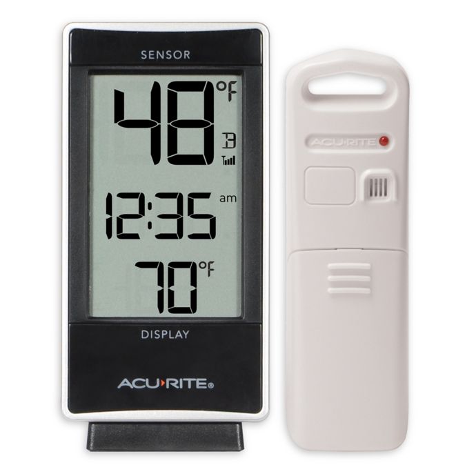 Acurite® Digital Thermometer With Indooroutdoor Temperature Bed Bath