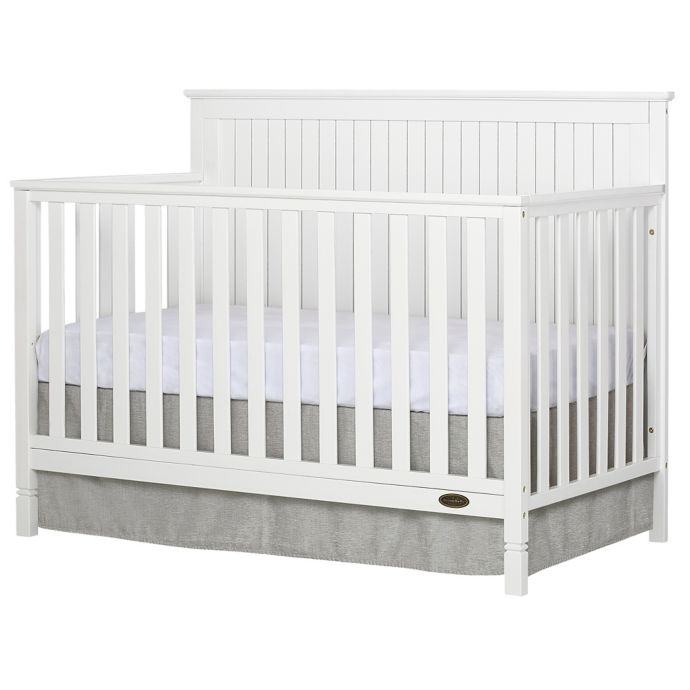 Dream On Me Alexa 4 In 1 Convertible Crib In White Bed Bath Beyond