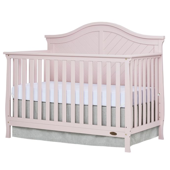 Dream On Me Kaylin 4 In 1 Convertible Crib In Blush Bed Bath