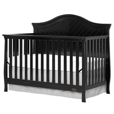 black 4 in 1 convertible crib