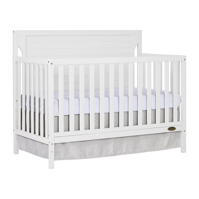 Dream On Me Cape Cod 5 In 1 Convertible Crib In White Bed Bath