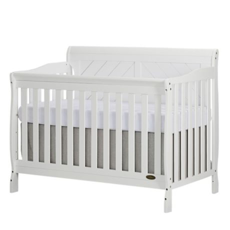 Dream On Me Ashton 4 In 1 Convertible Crib In White Buybuy Baby