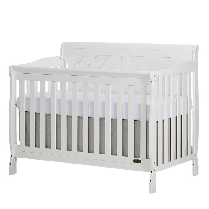 Dream On Me Ashton 4 In 1 Convertible Crib In White Buybuy Baby