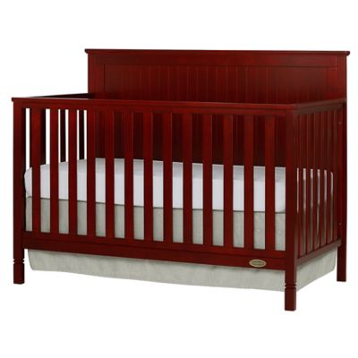 cherry wood 4 in 1 crib